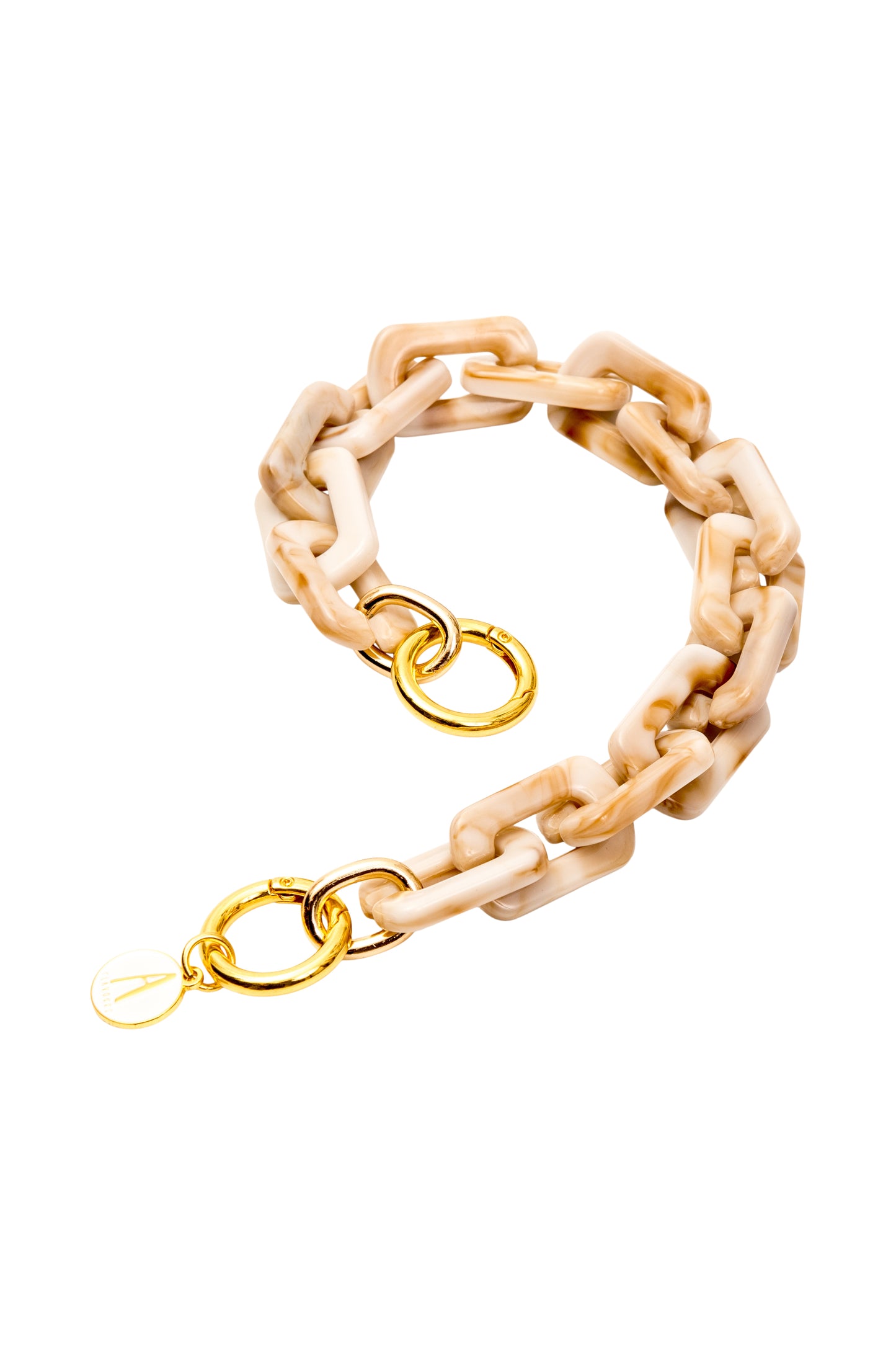 Wrist phone chain marble