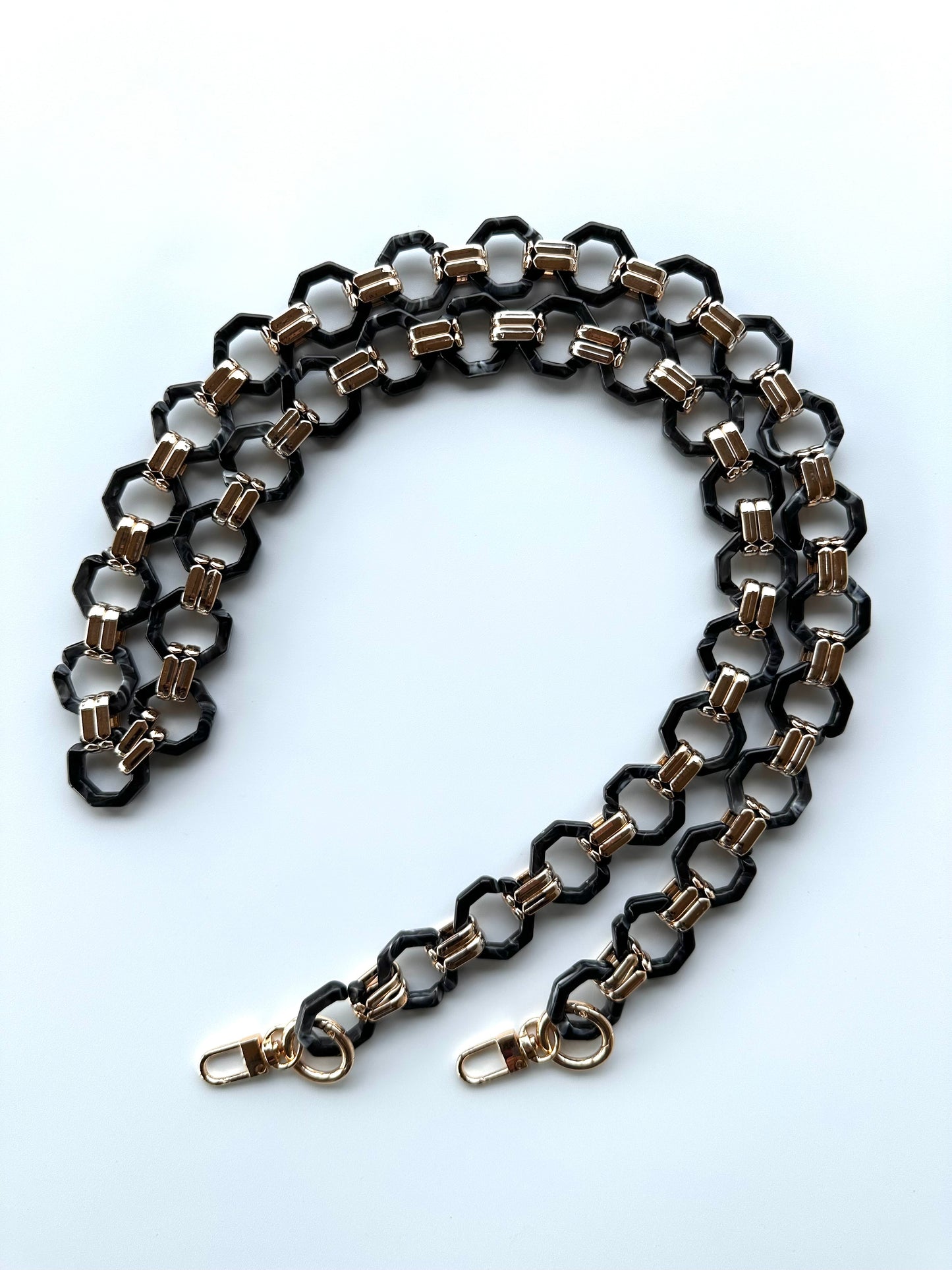 Telefoonketting marmer goud geschakeld