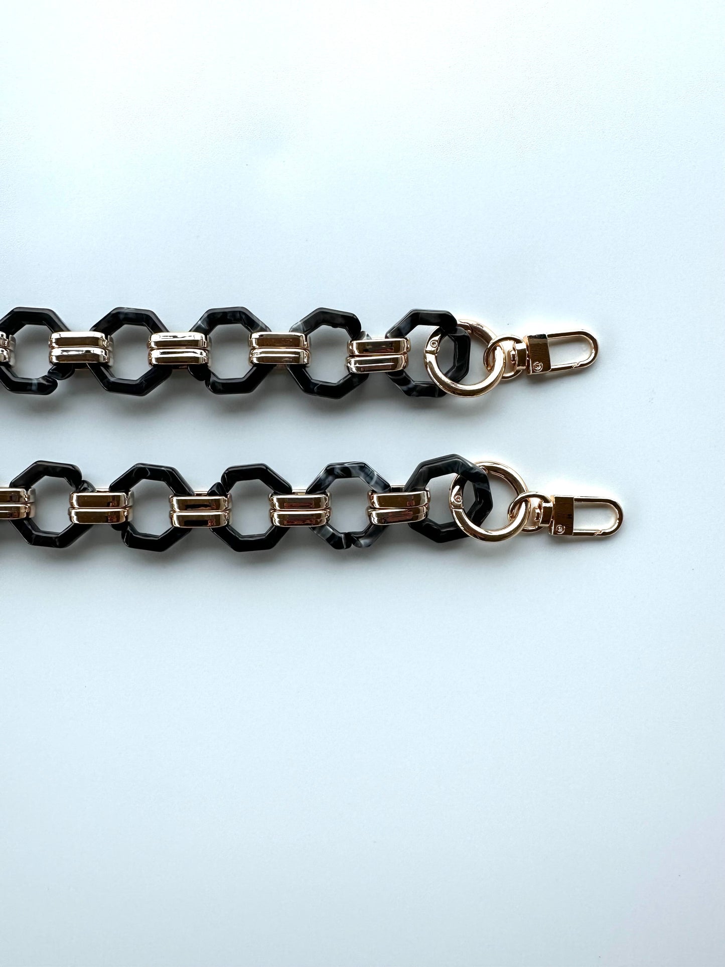 Telefoonketting marmer goud geschakeld