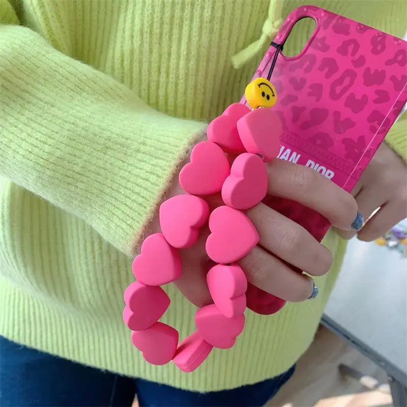 Wrist phone chain happy